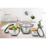 thumbnail of GSW Schüsselset 5-tlg (20 + 24 cm Schüssel + 1 Schneebesen) Primo mit luftdichtem Deckel