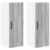 thumbnail of vidaXL Küchenwandschrank mit Regal 2 pcs Graues Sonoma 30 x 31 x 80 cm