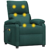 thumbnail of vidaXL Elektrischer Massagesessel Dunkelgrün Stoff