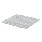 thumbnail of 20 Stück Kunststoff Bodenrost Bodenplatte für Sauna/Garten/Poolbereich 500 x 500 x 25 mm Weiß-Transparent