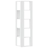thumbnail of vidaXL Eck-Bücherregal 5 Böden Weiß 50x50x179 cm Holzwerkstoff