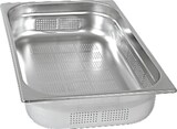thumbnail of Stalgast Edelstahl Gastronormbehälter Serie STANDARD, GN 1/1 (100mm), perforiert/gelocht