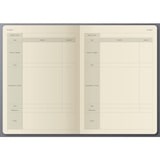 thumbnail of Conceptum, Wochenplaner (EN), undatiert, ca. DIN A5, schwarz, 2 Seiten = 1 Woche, 192 Seiten