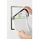 thumbnail of DURABLE Cadre d'affichage mural DURAFRAME NOTE format A4, adhésif repositionnable, coloris argent