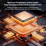 thumbnail of Mini Vidéoprojecteur HD Android 9.0 WiFi LED Résolution 4096x2160 Projection 180 Pouces YONIS