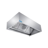 thumbnail of Cappa serie cubica installazione a parete con motore e regolatore di velocità - dim. L1200xP1400xH450 mm