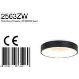 thumbnail of Steinhauer Deckenleuchte 1-fl. "Ringlede" 2563ZW Schwarz