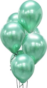 thumbnail of 7 glossy Luftballons grün