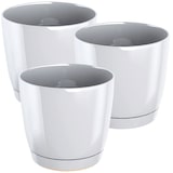 thumbnail of WellHome - Set 3 Pflanztöpfe 7,5L Coubi Ø24 cm/Stück Farbe Weiß