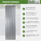 thumbnail of TRUTZHOLM 1 x Alu Auffahrrampe 200 x 56 cm Traglast 540 kg grau starr perforiert Verladerampe