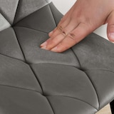 thumbnail of Set van 2 Eetkamerstoelen Clairton antraciet/Fluweel