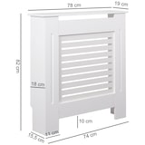 thumbnail of FineBuy Heizkörperverkleidung SV51801 Heizungsabdeckung Heizkörper Abdeckung