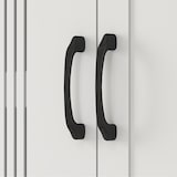 thumbnail of HOMCOM estantería sobre inodoro con estante ajustable 2 puertas soporte para papel higiénico y estantes abiertos ahorra espacio para baño blanco