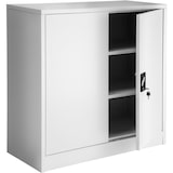 thumbnail of tectake Armadio portadocumenti con 3 scomparti 90 x 40 x 90 cm - grigio - 402486