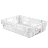 thumbnail of GILAC Caisse ajourée empilable emboîtable HACCP 600 x 400 - 27 L - Blanc G180221