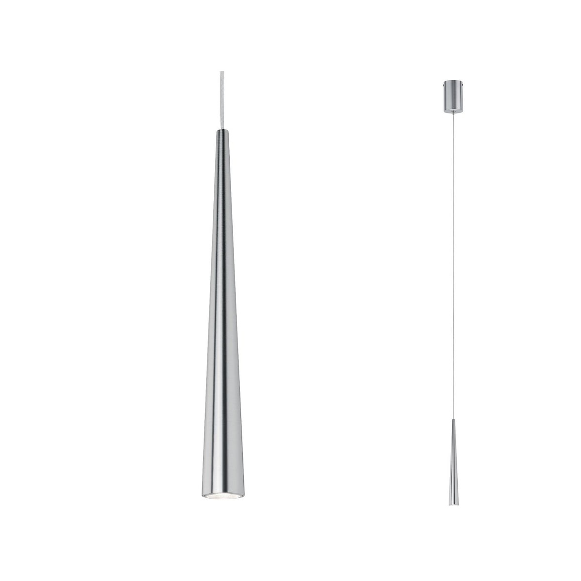 Paulmann LED Pendelleuchte Gutta   2700K 600lm 7W Alu gebürstet  70929