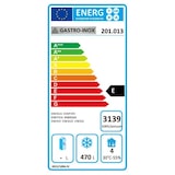 thumbnail of GI RVS vriezer 600 liter, geforceerd gekoeld