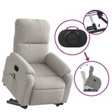 thumbnail of vidaXL Massagesessel Aufstehhilfe Elektrisch Hellgrau Mikrofasergewebe