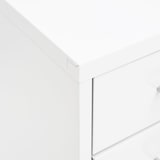 thumbnail of Décoshop26 - Caissons à tiroirs meuble de bureau sur roulettes 8 tiroirs 28 x 41 x 109 cm en métal blanc DEC024567