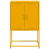 thumbnail of vidaXL Hoge kast 68,5x38,5x107 cm staal mosterdgeel