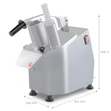 thumbnail of Gasfrit – Cortadora de legumes profissional, alumínio/aço inoxidável, 550 W, até 300 kg/hora