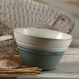 thumbnail of Schale Müslischale Schüssel Snack Bowl Steingut D: 12,6cm 350ml