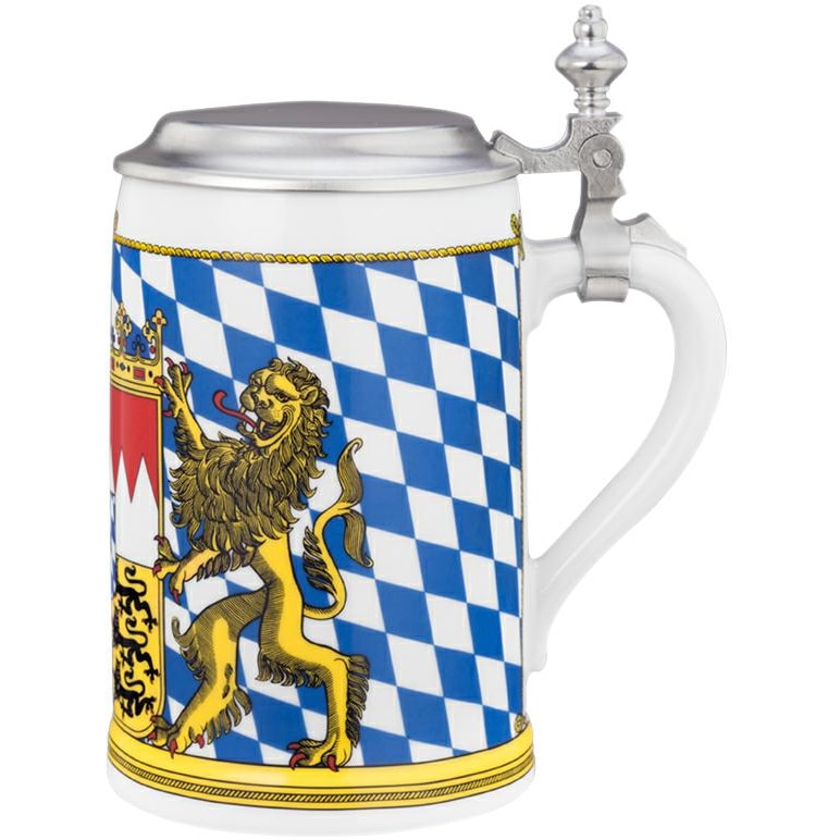 Seltmann Bierkrug mit Deckel 408 0,75 l