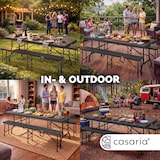 thumbnail of CASARIA® Bierzeltgarnitur Kunststoff 180cm 3-teilig Set