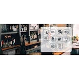 thumbnail of INFINITON Vitrina Frigorifica FTS-90L85NEG, 90 L, 83 cm, 3 Baldas, E, Negro