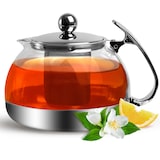 thumbnail of Teekanne mit Teesieb aus Edelstahl / Glas 1,2 Liter