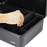 thumbnail of HMF 22036-02 Geldkassette mit individueller Facheinteilung, 36 x 25 x 11 cm, Schwarz
