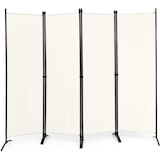 thumbnail of COSTWAY Divisória para separar ambientes, 220 x 173 cm, biombo dobrável, biombo de privacidade, 4 peças, bege