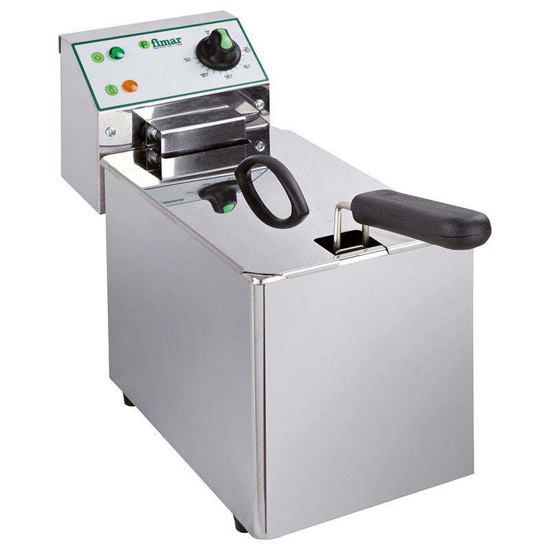 Friggitrice elettrica da banco da 4 litri, Fimar FR4, produzione oraria 4,5 kg/h, Trifase