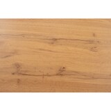 thumbnail of Esstisch Baumkante Holz-Optik Wildeiche 140 x 80 Spider-Gestell silber JOSY