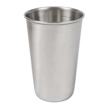 Vasos 'Artinox' 350 Ml Ø 8X11 Cm Plateado Inox (12 Unidades)