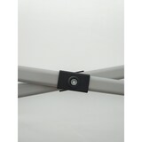 thumbnail of METRO Professional Gazebo pieghevole pop-up Thagpi, acciaio / alluminio / poliestere / PVC, 6 x 3 m, idrorepellente, argento / bianco