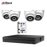 thumbnail of Kit 4 Cámaras Dahua Analógica 5 Mpx