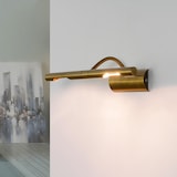 thumbnail of Licht-Erlebnisse Bilderlampe PICTURE LIGHT in Bronze 2x G9 B:29cm klassisches Design Bilderleuchte Wandleuchte Wohnzimmer, MI111-73-13