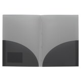 thumbnail of Broschüren-Mappe farblos matt transparent