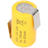 thumbnail of Ersatzakku KR-600AE 2/3 A Cadnica NICD Akku mit Lötfahnen in Z-Form (nicht original Sanyo)