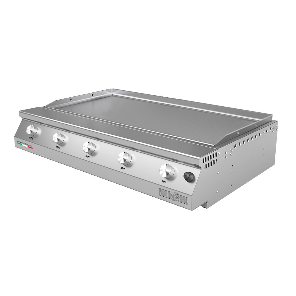 FRY TOP 1000 d'appoggio senza coperchio piastra teppanyaki gpl / metano piano di cottura 950x450
