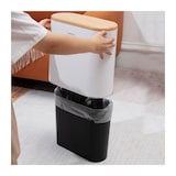 thumbnail of Poubelle De Salle De Bain étroite Push - Aldo - Kitchen Move - 10 L - Bois