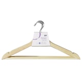 thumbnail of aro Grucce in legno FSC, 43 x 1,2 x 22 cm, ideale per camicie, con ganci per gonne, 12 unità