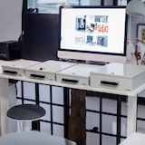 thumbnail of HMF 1413-07 Dokumentenkassette mit Zahlenschloss, DIN A4, 37,5 x 26,5 x 8 cm, Lichtgrau