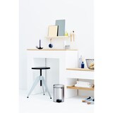 thumbnail of Brabantia RVS-afvalemmer Roestvrij-staal 180 mm 235 mm 270 mm zilver