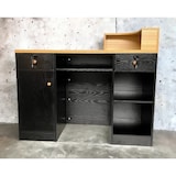 thumbnail of Empfangstheke Tresen für Ihr Büro Avignon schwarz Eiche Salon Kanzlei  Praxis Möbel von Jet-Line