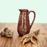 thumbnail of Zandra Braun Krug 750ml Wein-Kanne Milch-Kännchen Sahne-Krug Essig Öl Saft