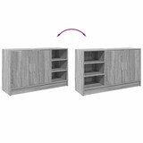 thumbnail of vidaXL Waschbeckenunterschrank Grau Sonoma 90x29x55 cm Holzwerkstoff