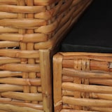 thumbnail of Helloshop26 - Canapé 2 places de salon salle de séjour maison intérieur avec coussins marron rotin naturel 02_0019492