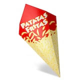 thumbnail of P&H - Cone de cartão para batatas fritas, 100 unidades